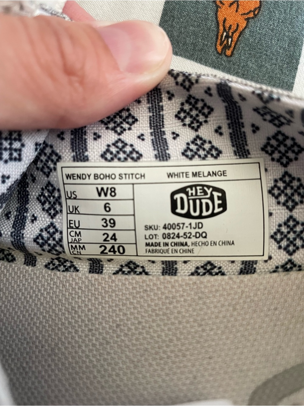 Hey Dude Neutral Gray Slip-On Canvas Loafers - Picture 5 of 5